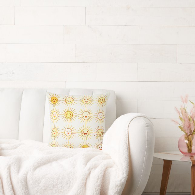  Cushion pillow with sun picture (Couch)