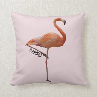 cushion pink flamingo on pink bottom powdered