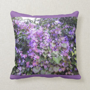 Cushion - Purple / Mauve Flowers