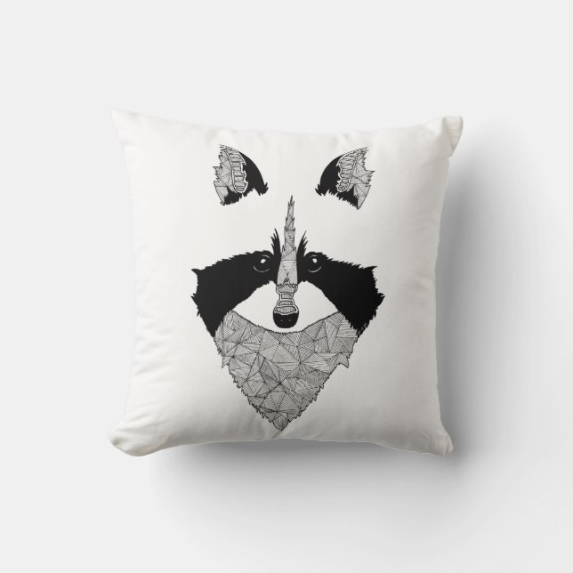 Cushion raccoon raccoon (Front)