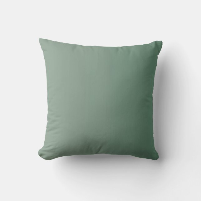 Cushion / sage green solid color (Front)