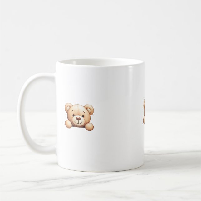 cushion teddy coffee mug (Left)