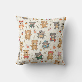Cushion that expresses a cute bear