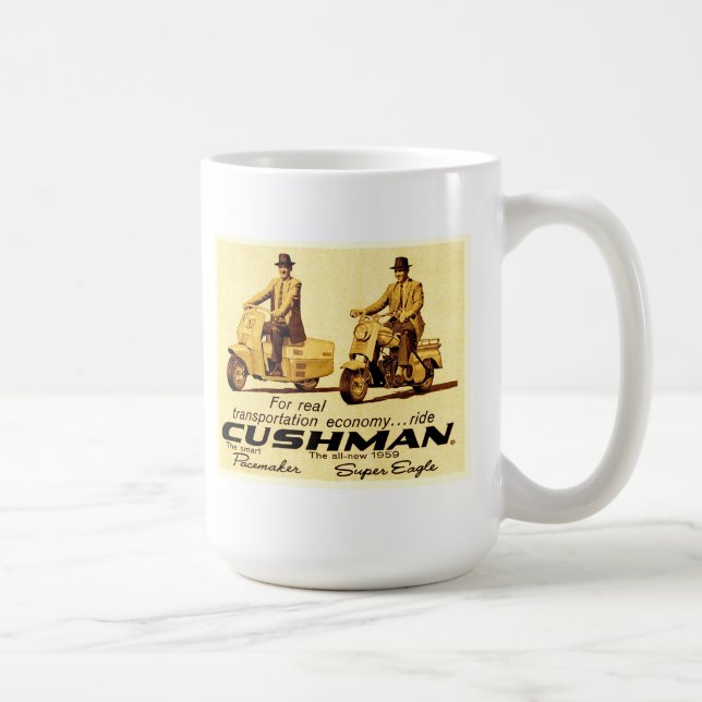 Cushman Pacemaker and Super eagle scooters Coffee Mug (Right)