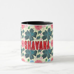 Cusom Watercolor floral pattern gift Mug