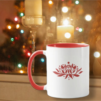 Cusomizable Flaming Lotus Flower Mug