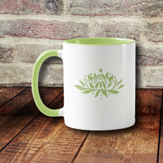 Cusomizable Flaming Lotus Flower  Mug