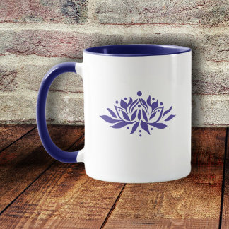 Cusomizable Flaming Lotus Flower Mug