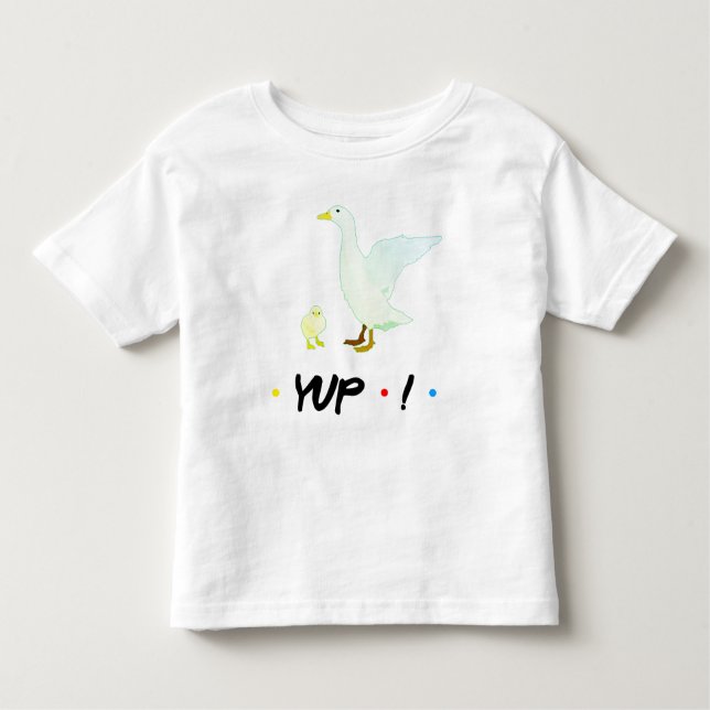 Cusomize ♥ DID WE JUST BECOME BEST FRIENDS ♥ YUP! Toddler T-Shirt (Front)