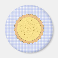 Custard Pie. Yellow Tart, with Blue Gingham.