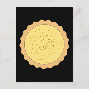 Custard Tart Pie. Postcard