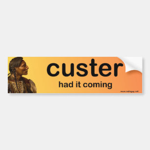 custer bumper sticker