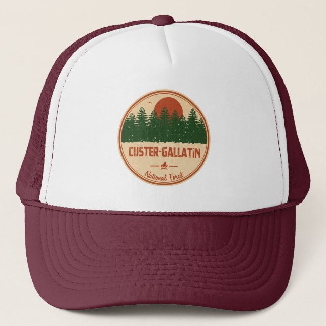 Custer-Gallatin National Forest Trucker Hat (Front)