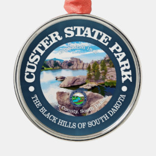 Custer SP Metal Ornament