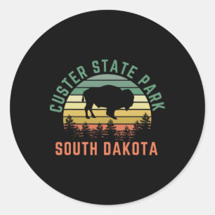 Custer State Park Classic Round Sticker