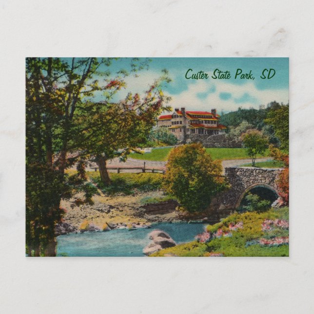 Custer State Park Game Lodge Postcard (Front)
