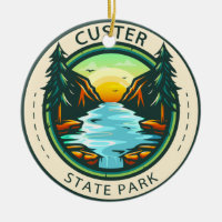 Custer State Park South Dakota Badge