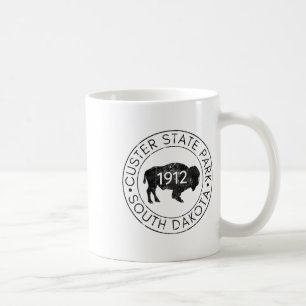 Custer State Park South Dakota Buffalo Hiking Trav Coffee Mug