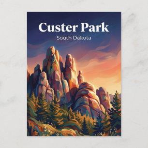 Custer State Park South Dakota Postcard
