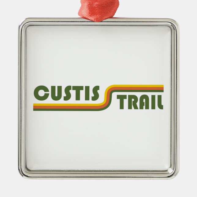 Custis Trail Metal Ornament (Front)