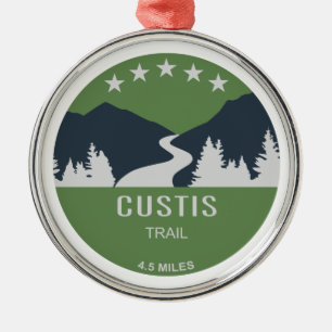 Custis Trail Metal Ornament