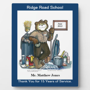 Custodian Award or Recognition Plaque