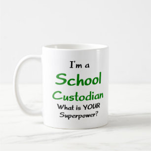 custodian school coffee mug