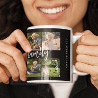 Custom 10 photo collage your text family script
