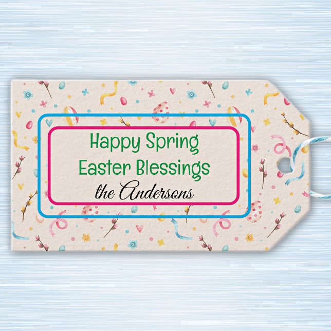 Custom (10) Spring-Easter Gift Tags (Creator Uploaded)