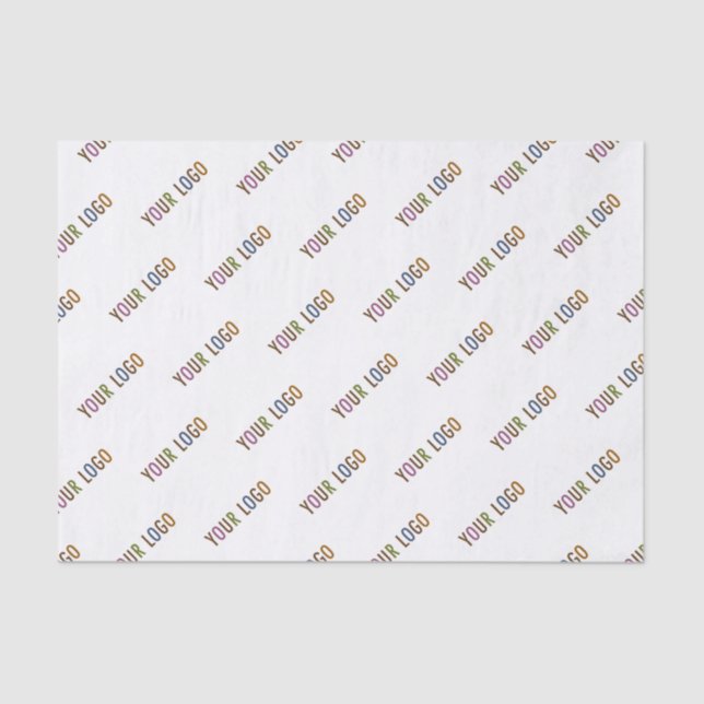 Custom 10lb Tissue Paper Business Logo Branded (Front)