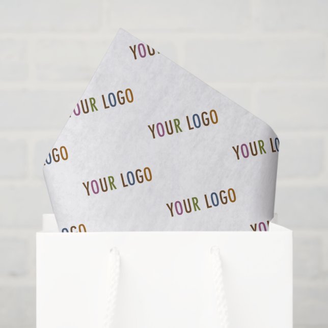 Custom 10lb Tissue Paper Business Logo Branded (Gift Bag)