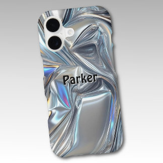 Custom 11 - 17, Iridescent Chrome Metallic Pattern