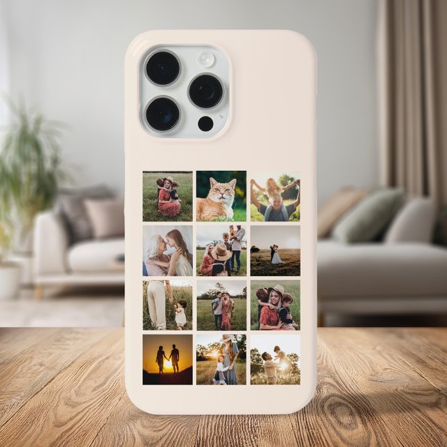 Custom 12 Photo Collage Case-Mate iPhone Case (Creator Uploaded)