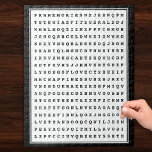 Custom 12 Word Family Word Search Jigsaw Puzzle<br><div class="desc">This engaging word search jigsaw puzzle is the perfect way for families to cosy up and share a custom meaningful keepsake activity. With its customisable grid, you can easily personalise the puzzle to include your family's favourite words and themes. Customise with up to 12 words of varying lengths. This puzzle...</div>