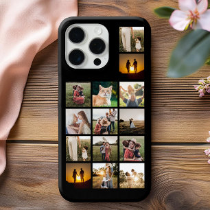 Custom 14 Photo Collage iPhone 15 Pro Max Case