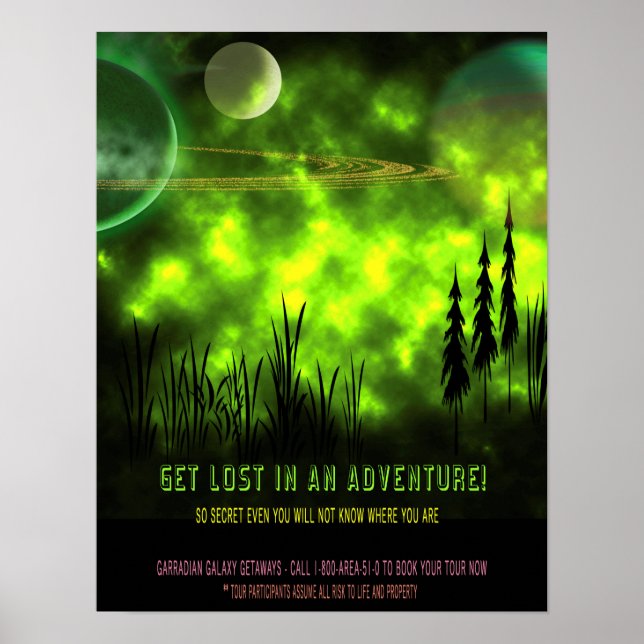 Custom 14x18 Found Girl: Project Enterprise 6 Trav Poster (Front)