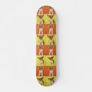 Custom 16 Photo Collage Your Pet Dog Picture On Skateboard