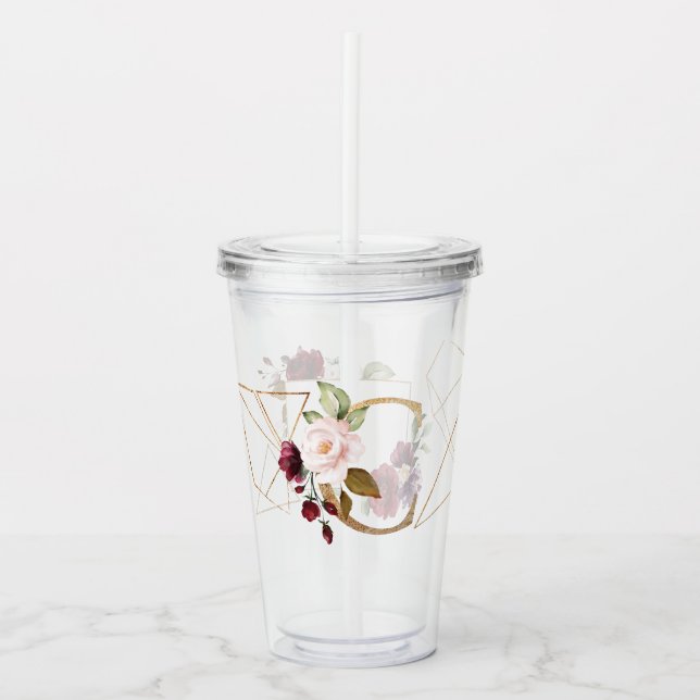 Custom 16oz, Clear Acrylic Tumbler (Front)