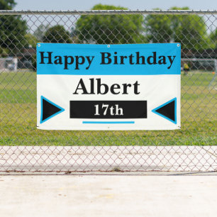Custom 17 Birthday Banner