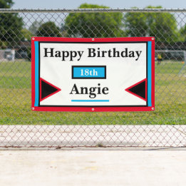 Custom 18 Birthday Banner