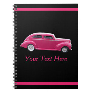 Custom 1940 Famous American Make Sedan Notebook