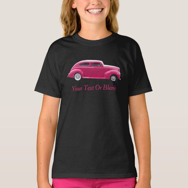 Custom 1940 Famous American Make Sedan T-Shirt (Front)