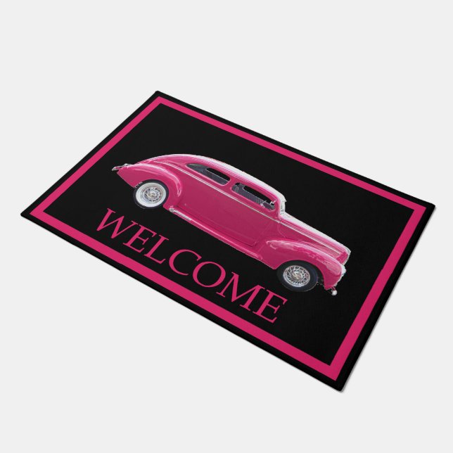 Custom 1940 Famous American Make Sedan - Welcome Doormat (Angled)