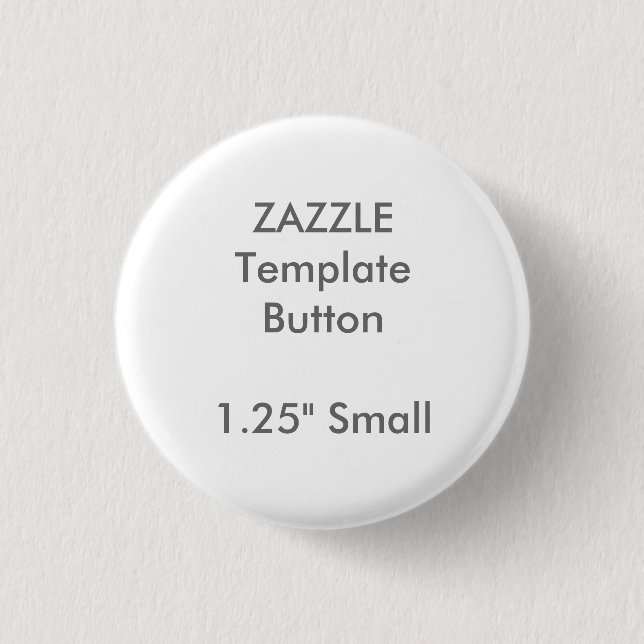Custom 1.25" Small Round Button Pin Blank Template (Front)