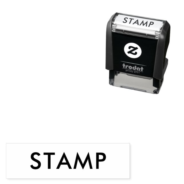 Custom 1.4" x 0.4" self-inking stamp (In Situ)
