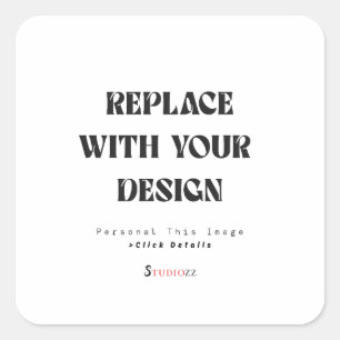 Custom 1.5 inch Square Stickers