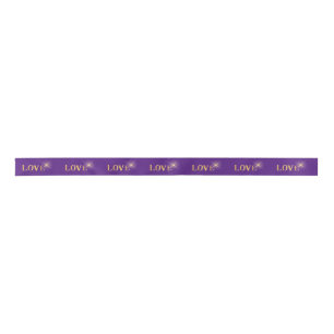 Custom 1.5" Wide Satin Ribbon, 2 Yard Spool Satin Ribbon