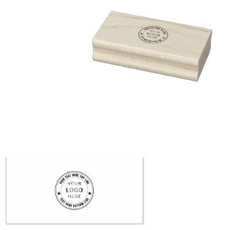 Custom 1.5" x 3" Rubber Stamp