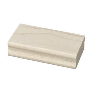 Custom 1.5" x 3" Rubber Stamp, Ink Pad Colour = No Stamp