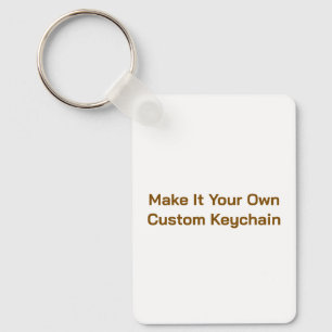 Custom 1.6" x 2.25" key ring